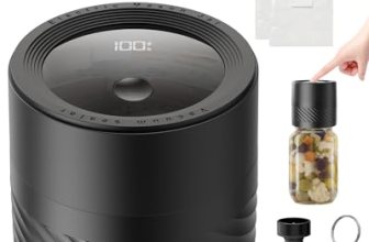 Electric Mason Jar Vacuum Sealer Kit with Auto-Stop
