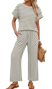 Sampeel Two Piece Sets for Women Matching Sets Women Clothing Summer Clothes 2 P