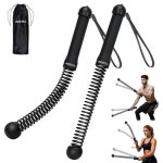 Ropeless Battle Ropes Weighted, 2 Pack Portable Cordless Battle Ropes for HIIT &