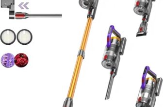 KIPMAX Cordless Vacuum Cleaner, 50KPa 550W Stick Vacuum for Home, 70Mins Anti-Ta