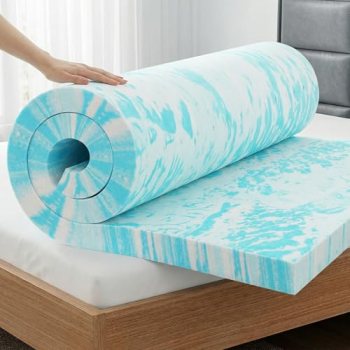 OLIXIS Gel Memory Foam Mattress Topper