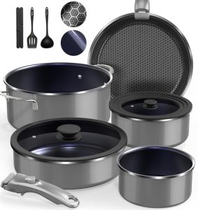 DUXANO Ceramic Pots and Pans Set Non Stick
