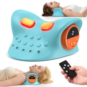 2026 Neck Massager 4-in-1 with Deep Tissue 3D Kneading & Soothing Heat