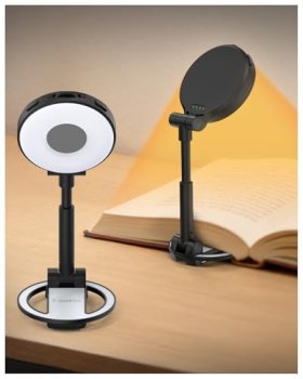 EastPin Reading Lights for Books in Bed:18 LED Rechargeable Clip-on Book Light w