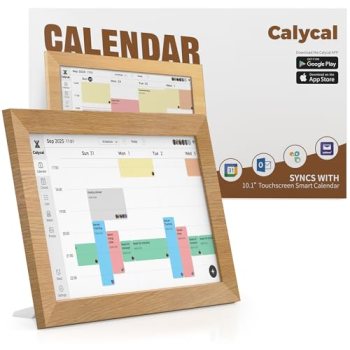 Calycal 10.1″ Wall Planner Digital Calendar – Schedule Management