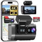 Dash Cam Front and Rear, 4K+2K Recording Dash Camera for Cars