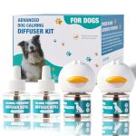 LKXDOV Dog Calming Diffuser, Calming Pheromones Diffuser Kit Appeasing Pheromone