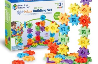 Learning Resources Gears 100-Piece Deluxe Building Set -STEM Activities