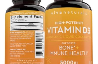 Viva Naturals Vitamin D3 5000 IU Softgels
