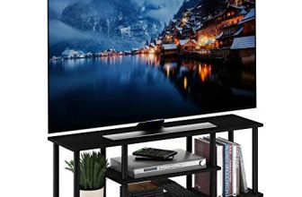Furinno Turn-N-Tube No Tools 3D 3-Tier Entertainment TV Stand up to 50 inch TV