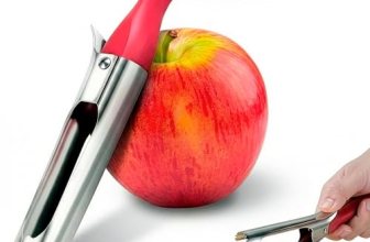 Apple Corer Tool – Stainless Steel Apple Core Remover with Durable Plastic Handl