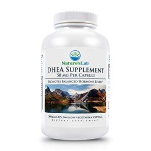 Nature’s Lab DHEA 50mg Supplement – Promotes Balanced Hormone Levels