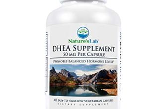 Nature’s Lab DHEA 50mg Supplement – Promotes Balanced Hormone Levels