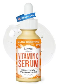 LilyAna Naturals Vitamin C Serum for Face with Hyaluronic Acid and Vitamin E