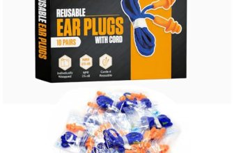 10 Pair Corded Reusable Ear Plugs for Shooting Range Ear Protection for Gun Rang