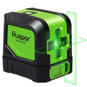Huepar Laser Level, 100Ft Self Leveling Green Cross Line Laser for Picture Hangi