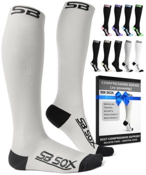 SB SOX Compression Socks for Men & Women (20-30mmHg)