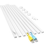 Yecaye Cord Hider, 113in One-Cord Cable Concealer