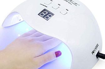 Gel UV LED Nail Polish Lamp, LKE Nail Dryer 40W LED Light with 3 Timers Professi