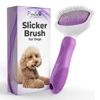 Poodle Pet Slicker Brush – For Dogs