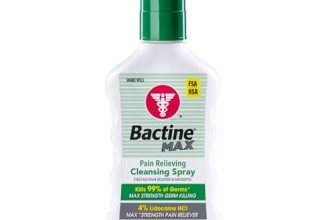 Bactine Max Pain Relieving Antiseptic Spray with Lidocaine