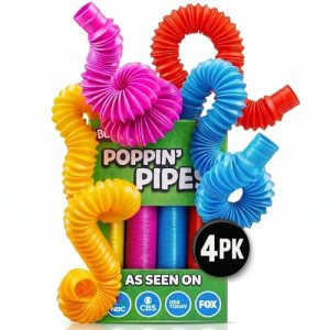 BUNMO Pop Tubes – Sensory Toys – Fidget Toys – Imaginative Play & Stimulating Cr