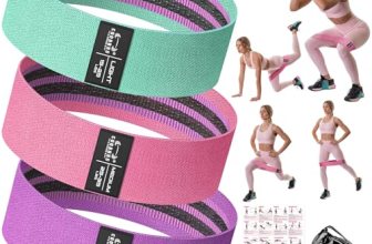 Fabric Resistance Bands for Working Out – Exercise Bands for Women and Men