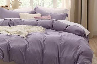 Bedsure Grayish Purple Duvet Cover Twin/Twin XL Size