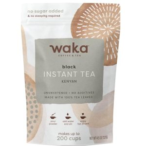 Waka Instant Black Tea Mix, Kenyan – 100% Tea Leaves