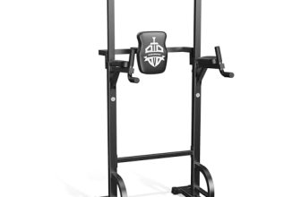 Sportsroyals Power Tower Dip Station Pull Up Bar for Home Gym Strength Training