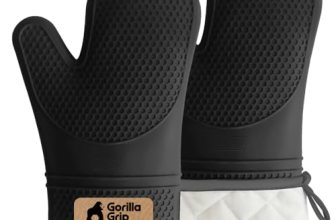 GORILLA GRIP BPA-Free Soft Silicone Oven Mitts