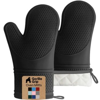 GORILLA GRIP BPA-Free Soft Silicone Oven Mitts