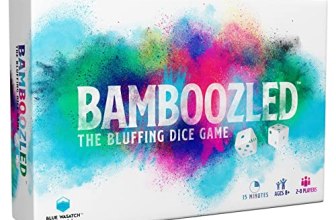 Blue Wasatch Games Bamboozled – A Hilariously Fun Bluffing Dice & Card Game