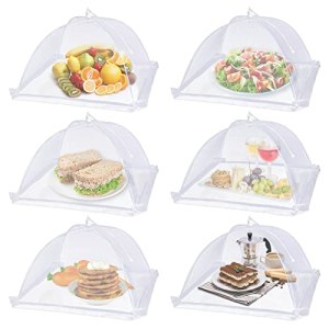 Lauon Large Food Cover,6 Pack Mesh Food Tent