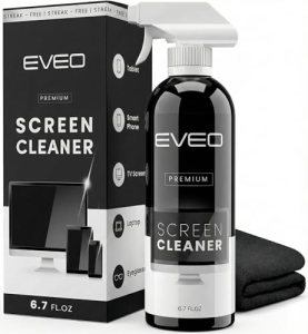 EVEO Screen Cleaner Spray – Large Screen Cleaner Bottle – TV Screen Cleaner