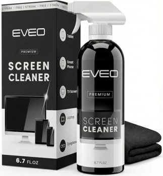 EVEO Screen Cleaner Spray – Large Screen Cleaner Bottle – TV Screen Cleaner