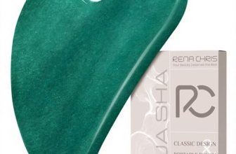 Rena Chris Gua Sha Facial Tools: Jade Stone Guasha Tool for Face Acupuncture The