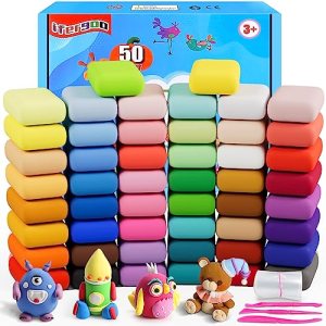 Modeling Clay – 50 Colors Air Dry Clay
