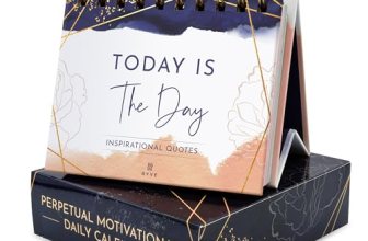 Motivational Daily Flip Calendar with 366 Inspirational Quotes