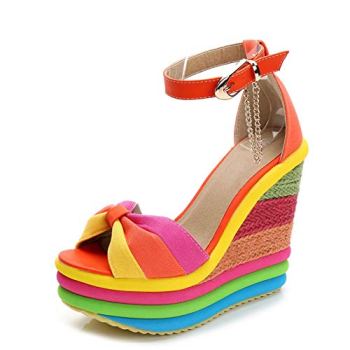 SaraIris Summer Shoes Rainbow Sandals for Women