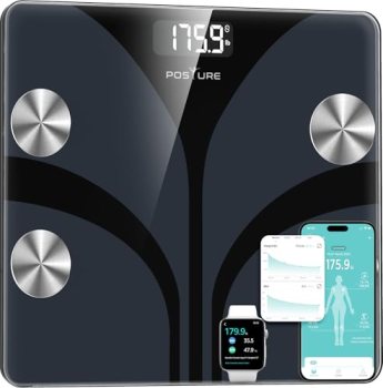 Posture Scale for Body Weight, Digital Bathroom Smart Scale