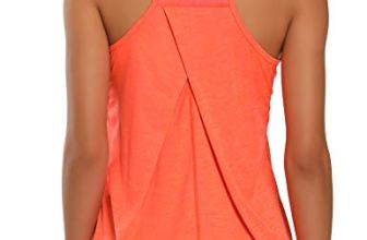 Aeuui Womens Workout Tops for Women Racerback Tank Tops Mesh Yoga Shirts Athleti