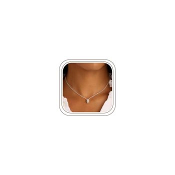 M MOOHAM Cross Necklace for Women Teen Girls