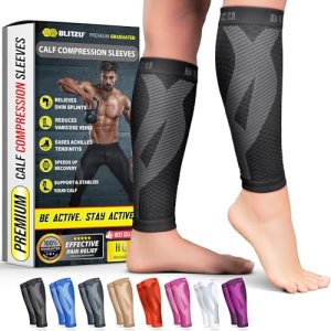 BLITZU Calf Compression Sleeve for Women and Men