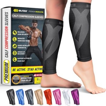 BLITZU Calf Compression Sleeve for Women and Men