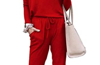 PRETTYGARDEN Women Fall 2 Piece Lounge Outfit Long Sleeve Tops High Waisted Jogg