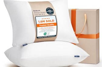 Bedsure Pillows Queen Size Set of 2 – Hotel Collection Bed Pillows for Sleeping