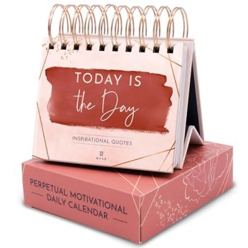 Motivational Daily Flip Calendar with 366 Inspirational Quotes