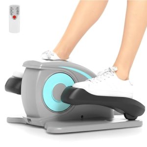 ANCHEER Under Desk Elliptical Machine – Quiet Pedal Exerciser for Seniors