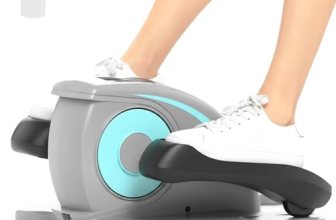 ANCHEER Under Desk Elliptical Machine – Quiet Pedal Exerciser for Seniors